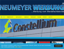 Tablet Screenshot of neumeyer-werbung.de